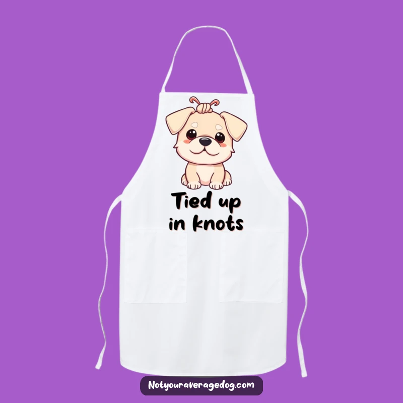 Funny Dog Ear Knot Apron: Cook With Canine Comedy In The Kitchen Funny Gift