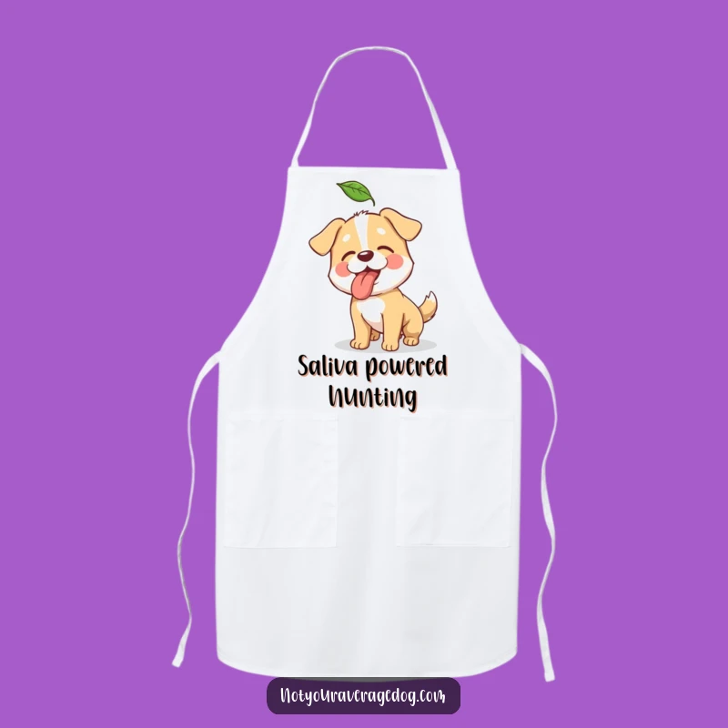 Funny Dog Leaf Catcher Apron: Chef's Hilarious Kitchen Companion Gift