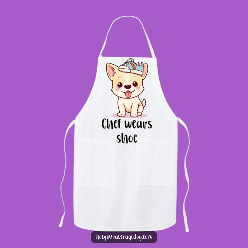 Funny Dog Shoe Hat Apron: Cook Up Smiles in the Kitchen