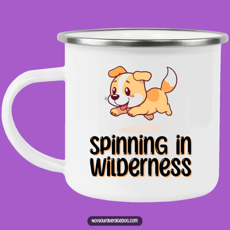 Funny Dog Tail Spin Camping Mug: Your Adventure Buddy For Coffee And Chuckles Funny Gift