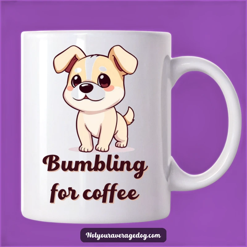 Funny Floppy Ear Dog Mug: Hilarious Bumbling Canine for Dog Lovers