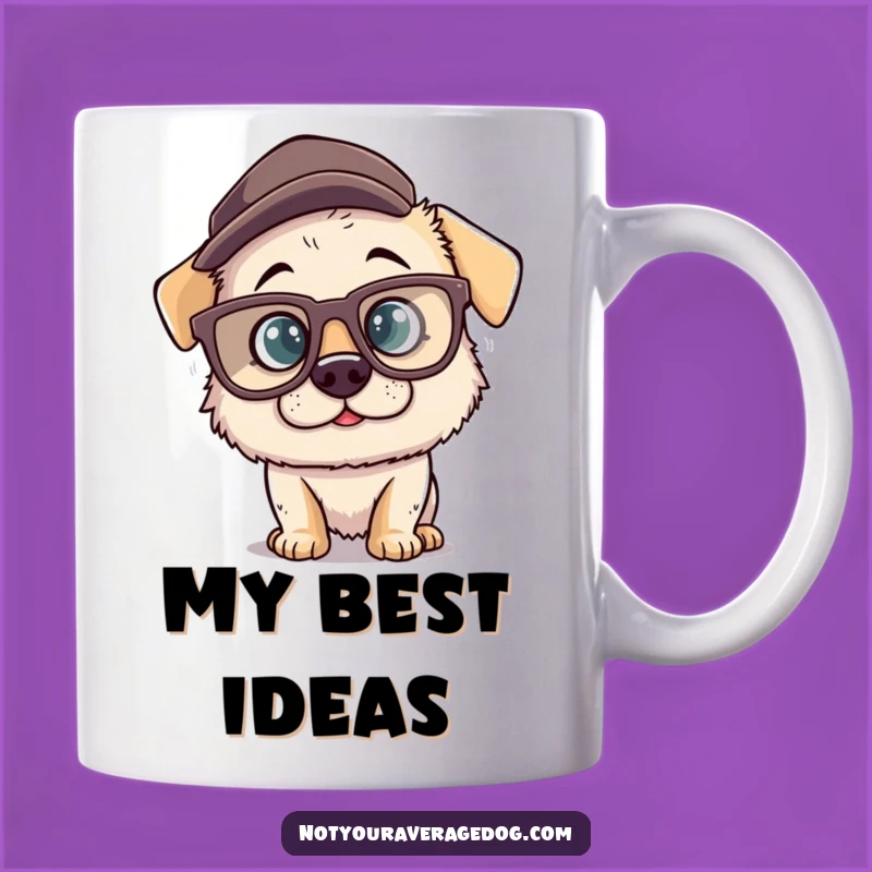 Funny Dog Glasses Mug: Hilarious Pet Lover's Gift!