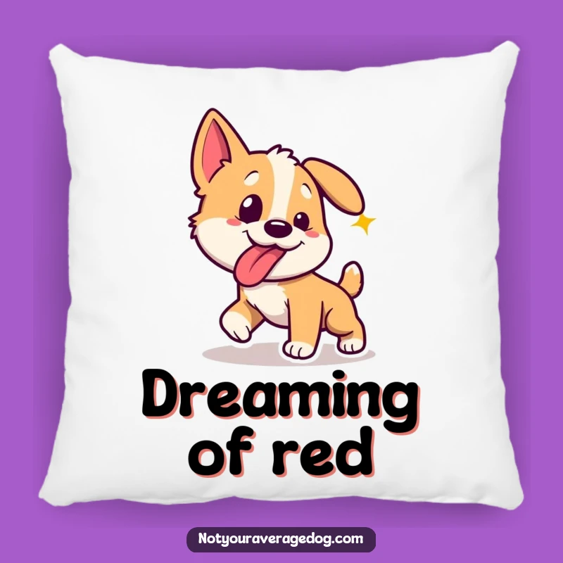 Funny Dog Laser Chase Pillow: Comedic Comfort for Playful Souls