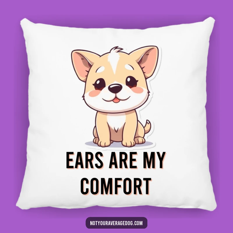 Funny Dog Wiggles Ears Pillow: Comfy Canine Ear Celebration for Your Sofa