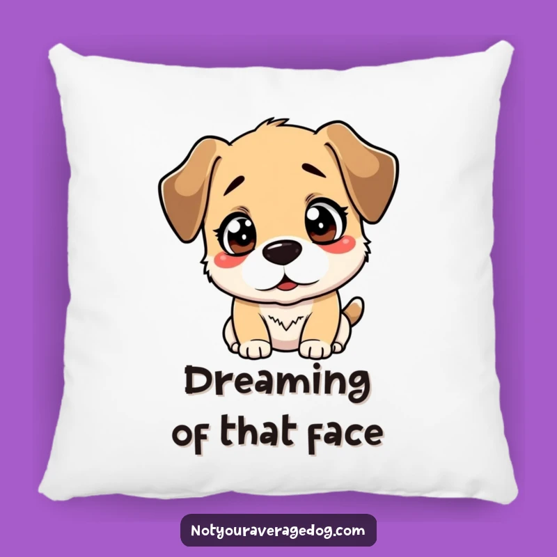 Funny Bewildered Dog Pillow: Comfy Cushion with Hilarious Reflection
