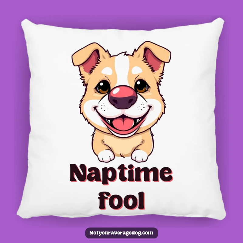 Funny Clown Dog Pillow: Cuddle Up with Canine Comedy and Comfort
