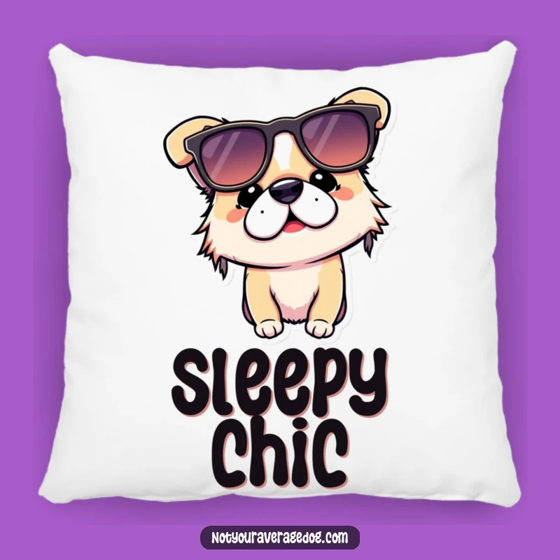 Funny Dog Sunglasses Pillow: Comfy & Hilarious Accent Gift