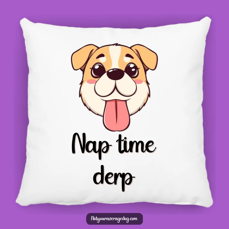 Soft Funny Silly Dog Face Pillow: Cuddle Up with Canine Comedy
