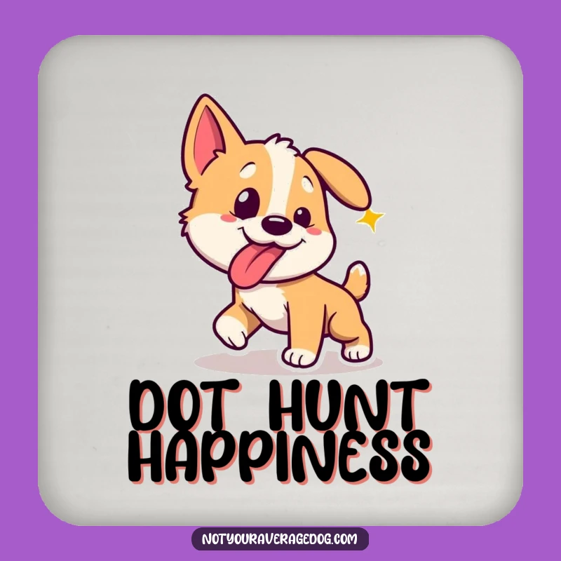 Funny Dog Laser Chase Coaster: Protect Surfaces with Focused Fun