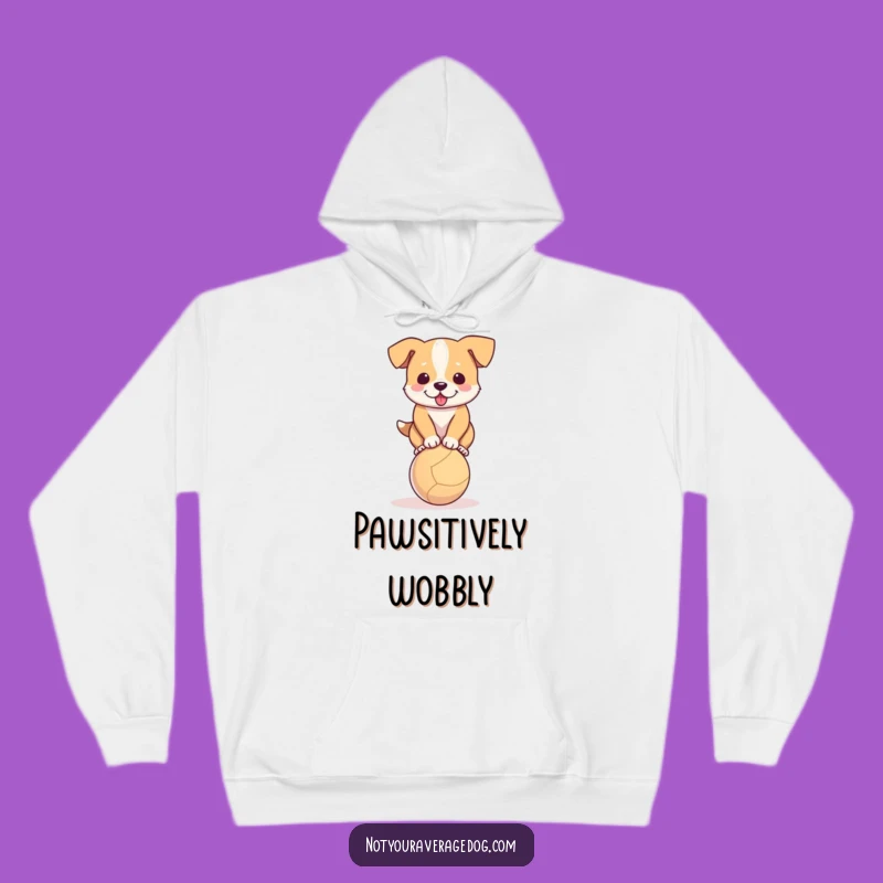 Cozy Funny Dog Balance Hoodie: Warmth and Laughter for Pet Owners