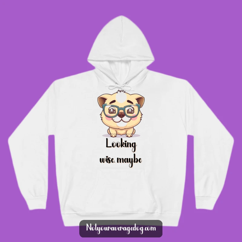 Cozy Funny Dog Glasses Hoodie: Stay Warm and Look Hilariously Cool