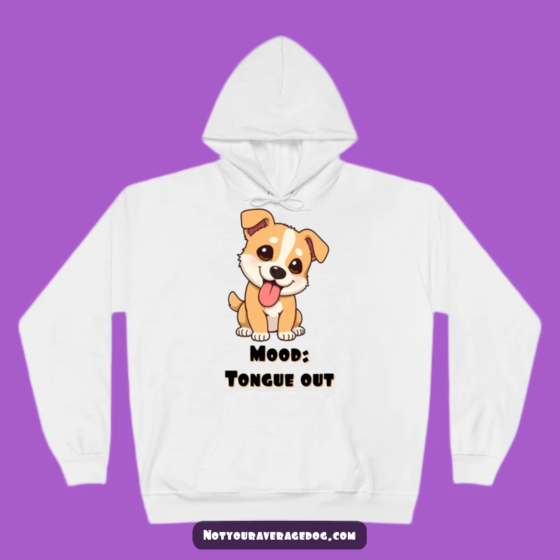 Funny Dog Tongue Hoodie: Cozy Comical Canine Wear, a Superbly Funny Gift