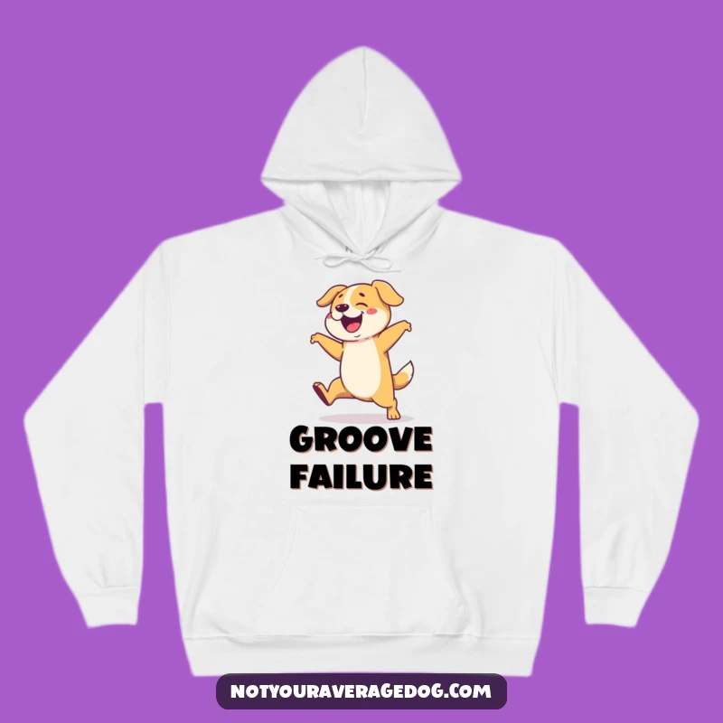 Cozy Funny Hoodie: Clumsy Dog's Exaggerated Dance, Ultimate Funny Gift