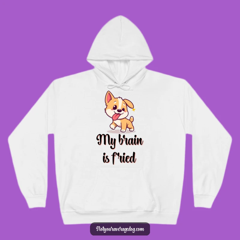 Funny Dog Laser Chase Hoodie: Stay Cozy with Comedic Energy