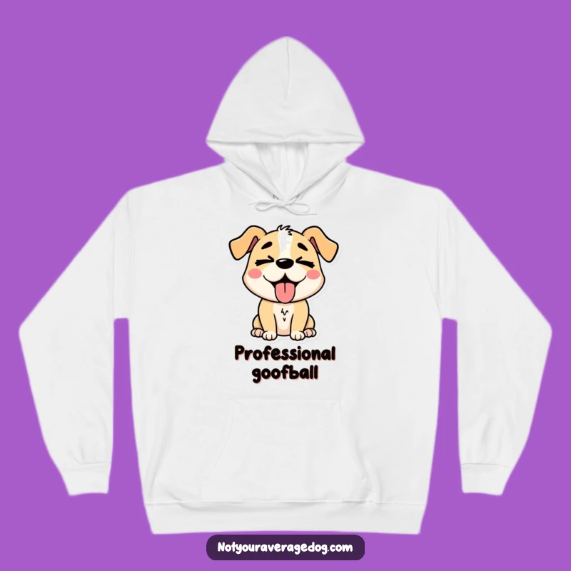 Cozy Funny Silly Dog Tongue Out Hoodie: Warmth & Whimsy Combined