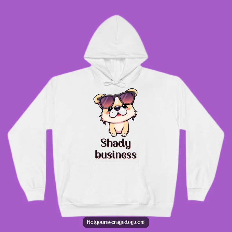 Funny Dog Sunglasses Fail Hoodie: Cozy Humor for Pup Lovers Gift