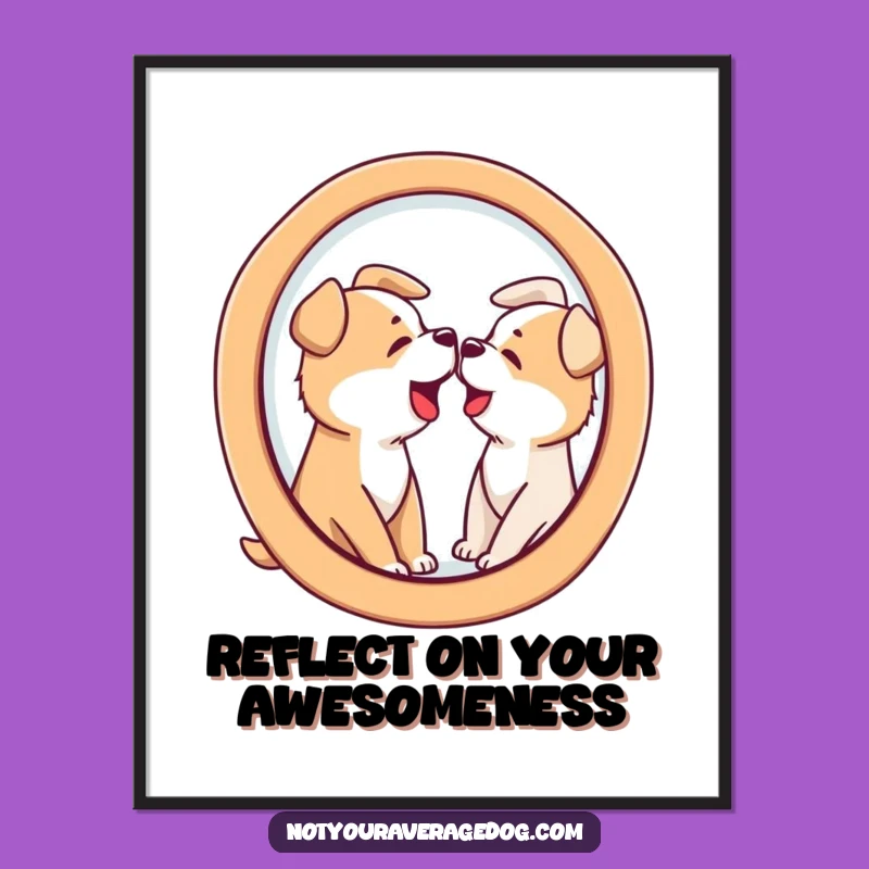 Free Printable Wall Art: Funhouse Dog Dreams, Hilarious Downloadable Art for Quirky Walls