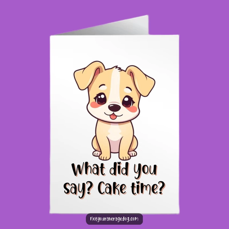 Sweet Free Printable Birthday Card: Curious Dog, Adorable Downloadable Gift!