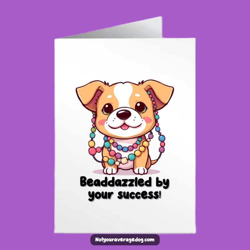 Free Printable Congrats Card: Tangled Dog Achievement, Funny Downloadable Gift for Wins