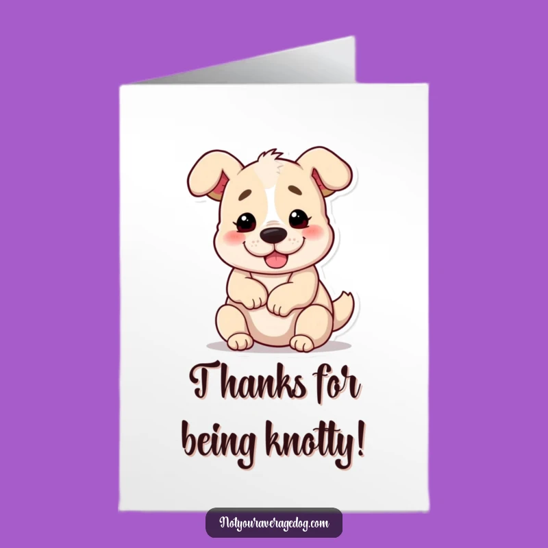 Free Printable Thank You Card: Pretzel Dog, Funny Downloadable Gift