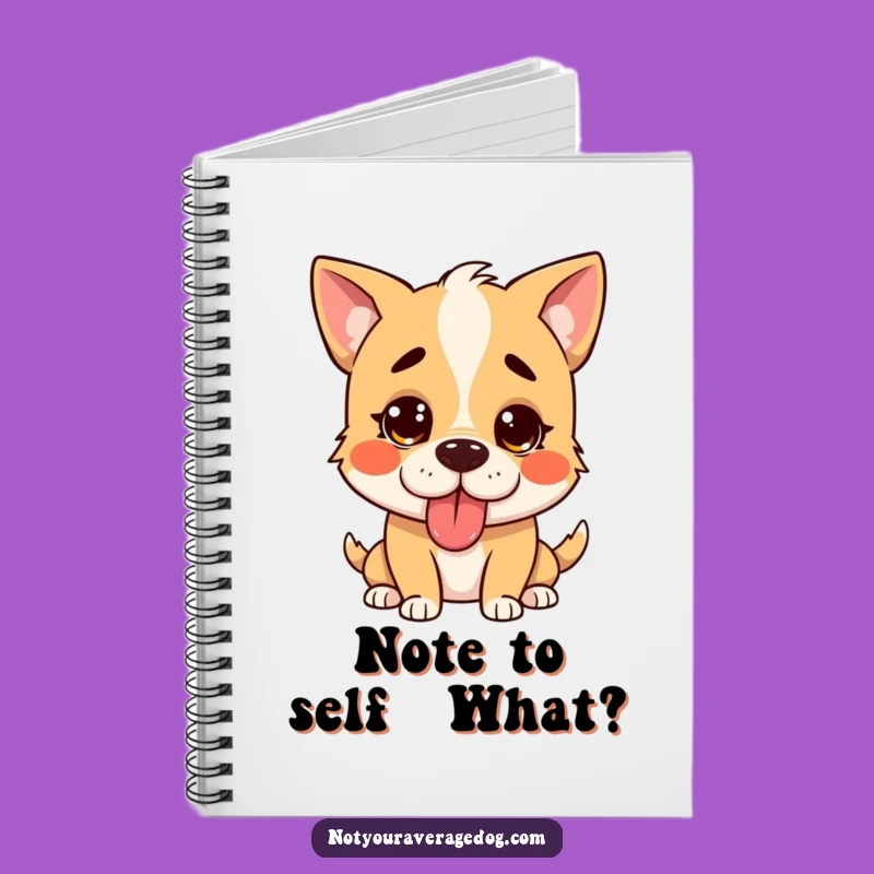 Funny Confused Dog Notebook: Jot Down Ideas with Laughter, Gift