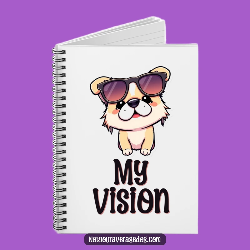 Funny Dog Sunglasses Notebook: Jot Down Laughs & Style Fails Gift