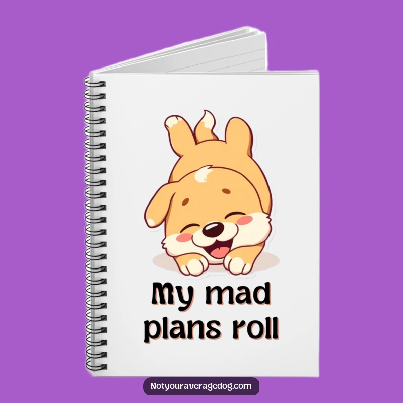 Joyful Dog Tumble Notebook: Funny Journal, a Gift of Inspired Ideas