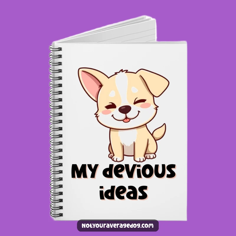Silly Dog Wink Notebook: Funny Journal, a Gift of Sly Ideas