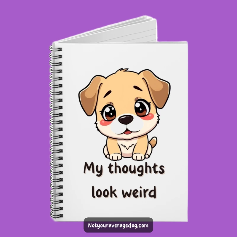 Funny Bewildered Dog Notebook: Jot Down Laughs and Ideas