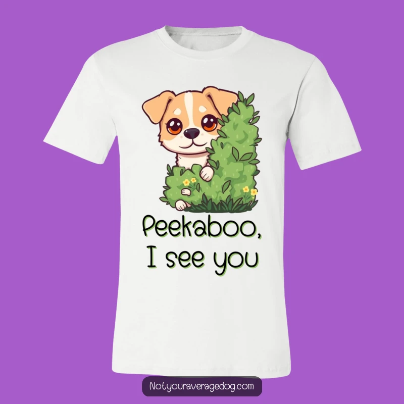 Funny Googly Eyes Dog T-Shirt - Sneaky Pup Tee, Great Funny Gift!