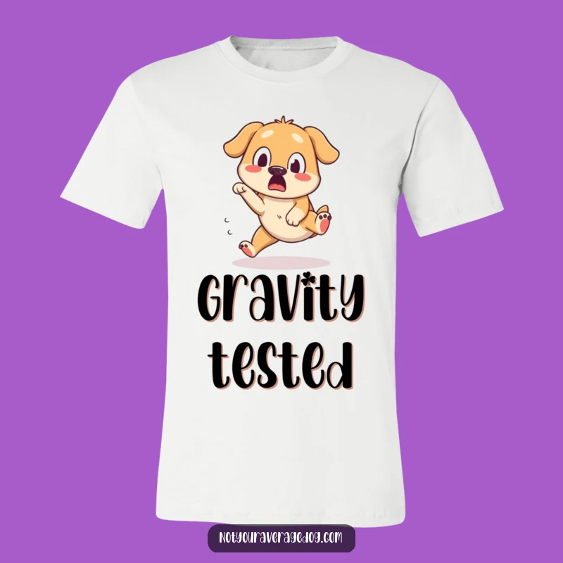 Funny Dog Shirt: Tripping Pup's Silly Surprise, Perfect Funny Gift