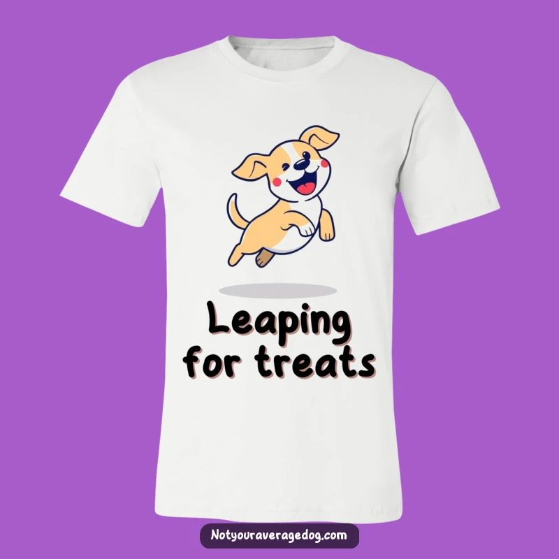 Funny Clumsy Dog Jump T-Shirt: Unleash Your Excitable Spirit