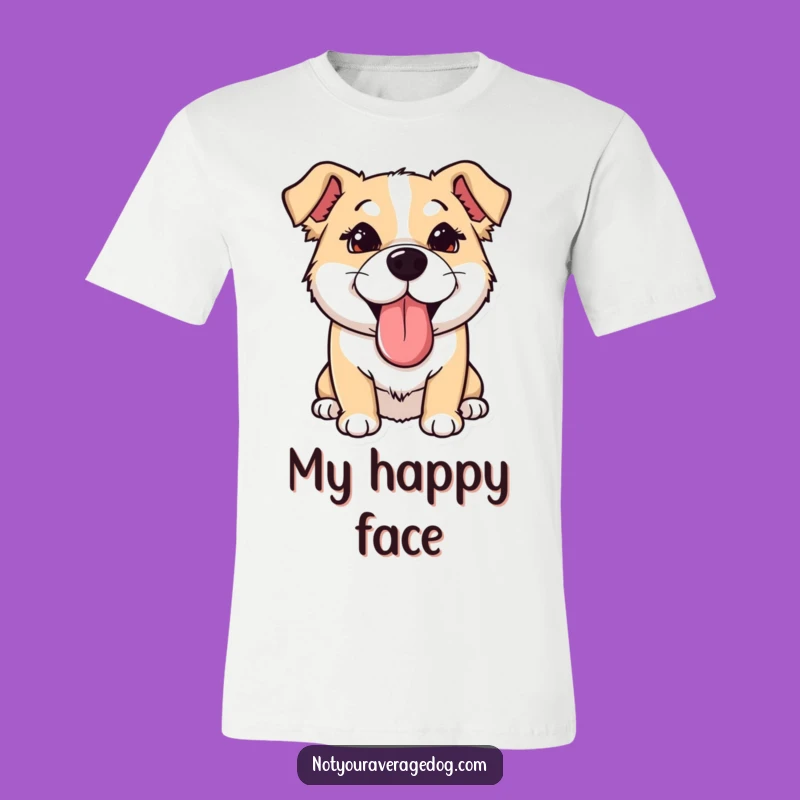Funny Dog Goofy T-Shirt: Sideways Tongue Style, Crossed Eyes Humor, Perfect Funny Gift