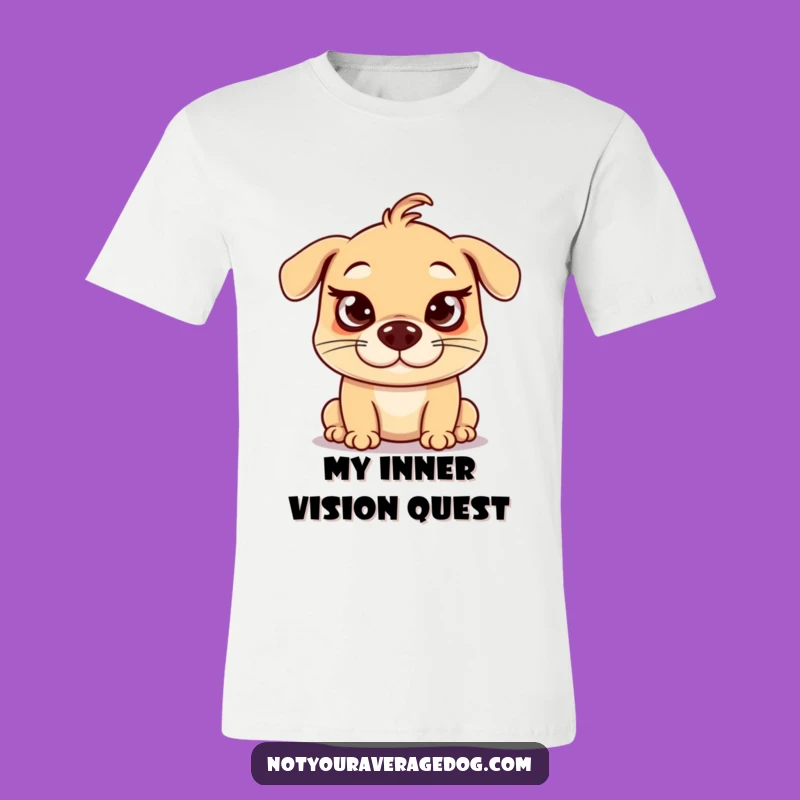 Funny Crossed Eyes Dog T-Shirt: Goofy Face, Dog Humor Tee, Gift